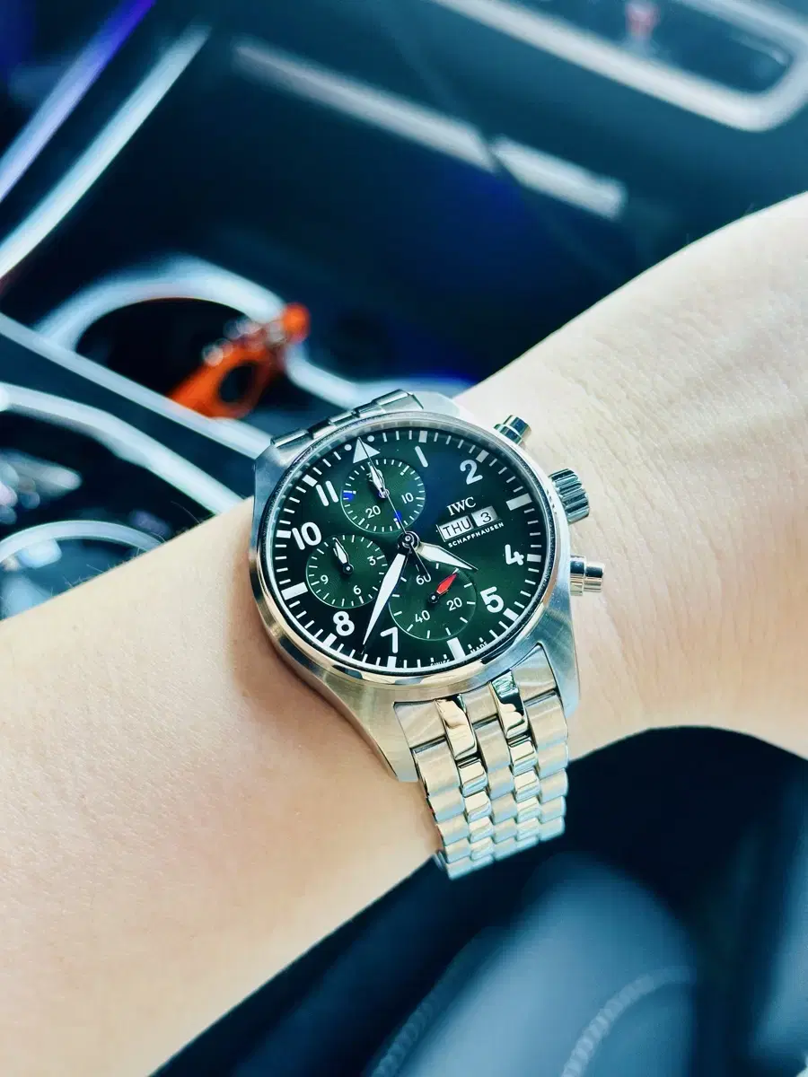 IWC Pilot Chrono 41 Green